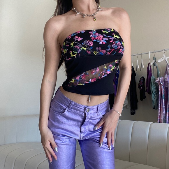 Violet tube top - Picture 3 of 6